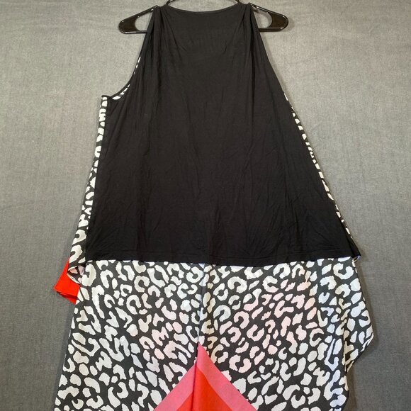 Chicos Open-Front Animal Print Poncho Topper Lightweight Womens Size 3 (XL) - Picture 8 of 8